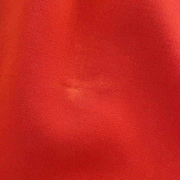 Ralph Lauren Black Label Womens Dress Sz 8 Orange Stretch Wool Sheath USA Made - Picture 11 of 13